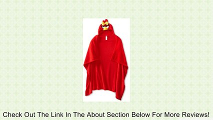 Angry Birds Big Girls'  Hooded Wrap