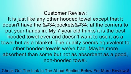 AME Sleepwear Big Girls'  Flamingo Hooded Wrap, Pink, One Size Review