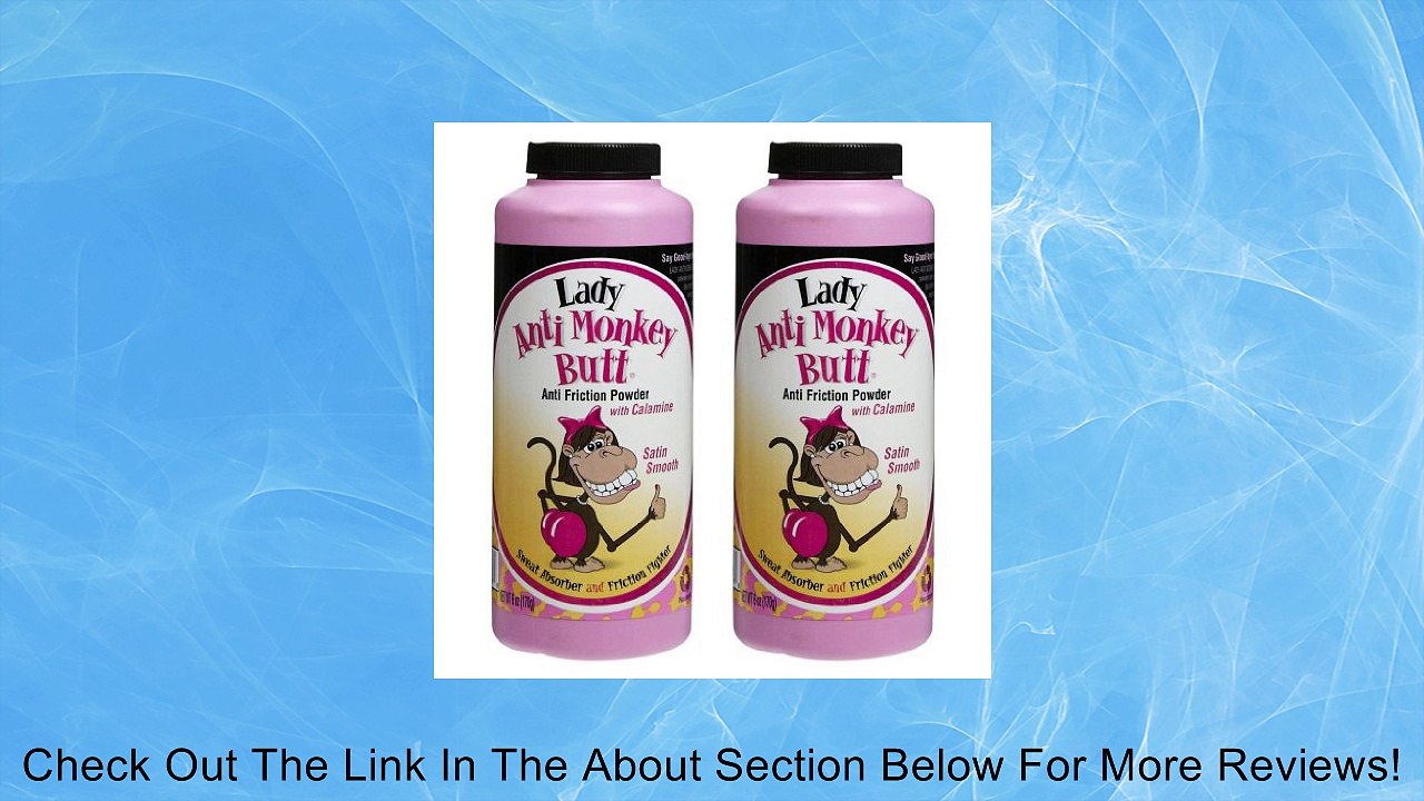 Anti Monkey Butt Lady Powder 6 oz. - 2 Pack Review