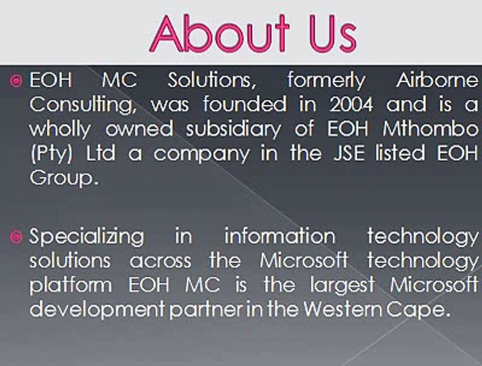 Welcome To EOHMC