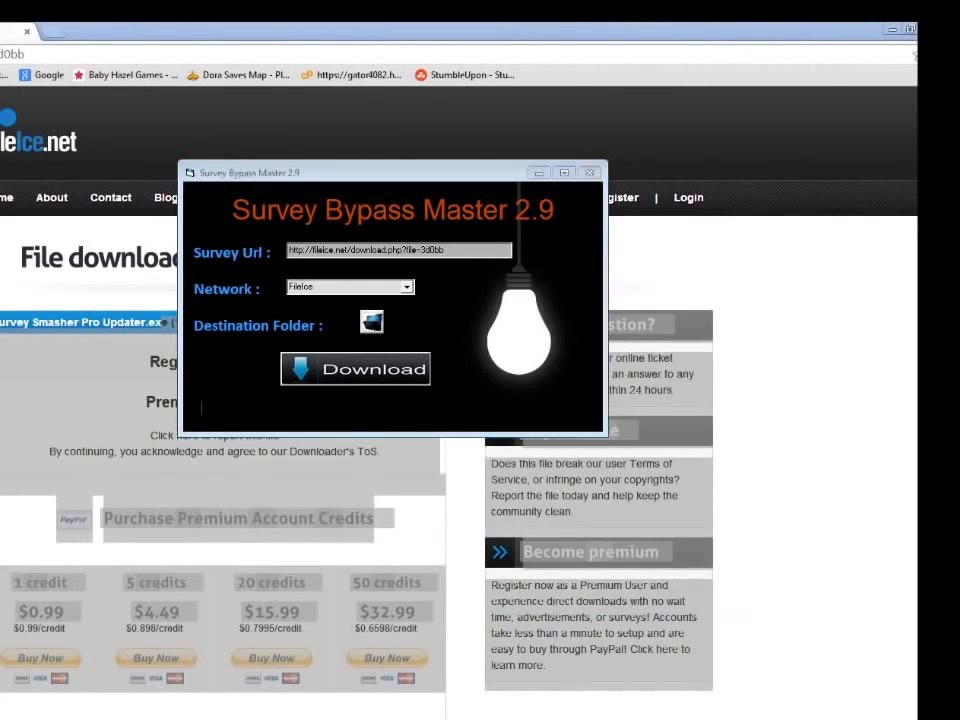 Sharecash Survey Bypasser 2014 Bypass All Surveys Fileice,Cleanfiles,DollarUpload,Sharecash_1