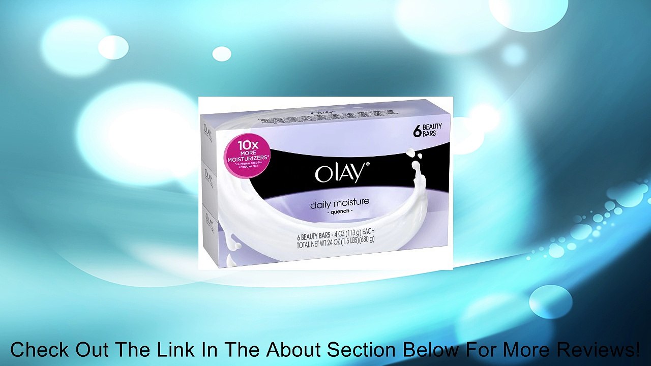 Olay Daily Moisture Quench Beauty Bar Soap, 6 ct Review