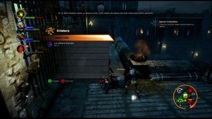 Dragon Age Inquisition gameplay parte 23, Vaciando la presa
