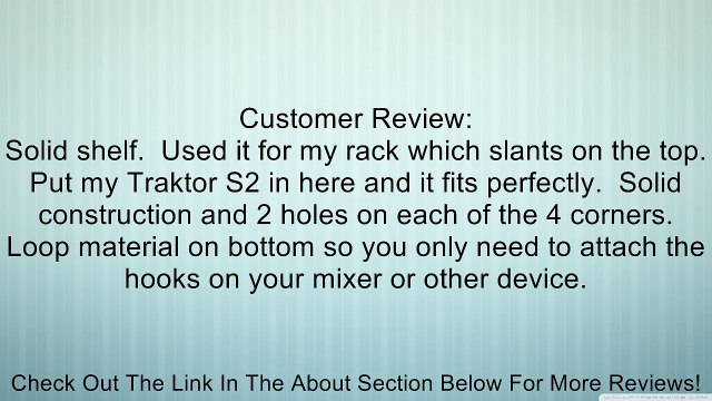 SKB 1SKB-VS-2 Velcro Rack Shelf for Slant Mount Rack Review