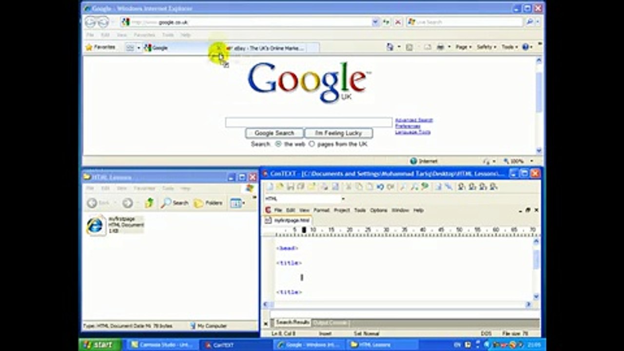 urdu tutorials HTML Lesson 2