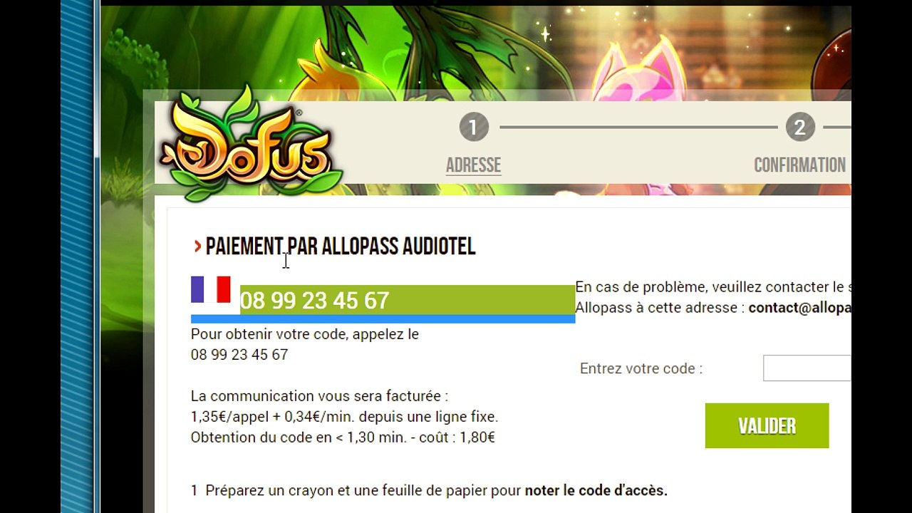 avoir des codes allopass - generateur de code allopass