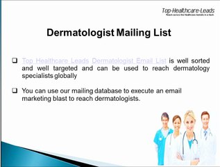 Dermatologists-Email-List