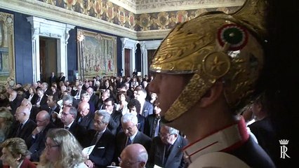 Roma - Premio Balzan 2014 all'Associazione Vivre en famille(Francia) (20.11.14)