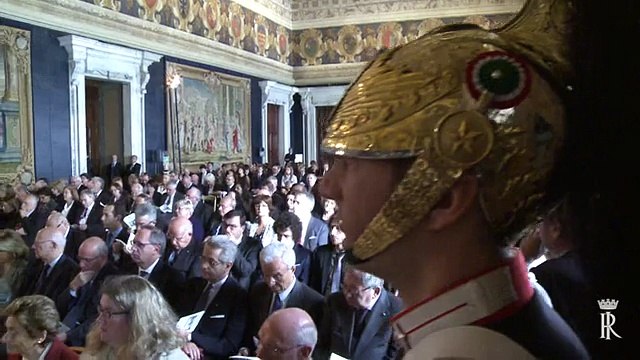 Roma - Premio Balzan 2014 all'Associazione Vivre en famille(Francia) (20.11.14)