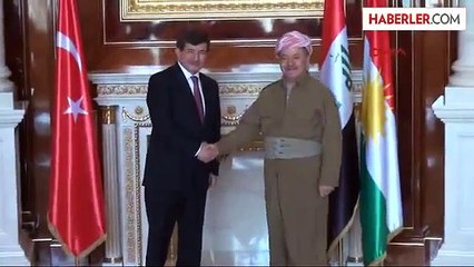 Başbakan Davutoğlu Barzani ile Görüştü