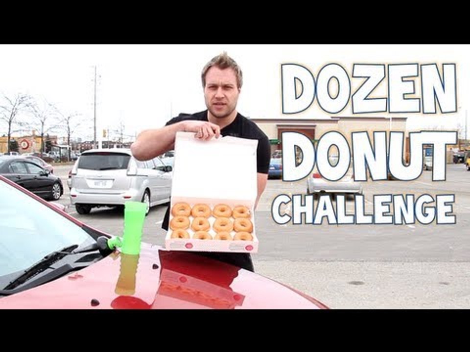 Eating a Dozen Donuts in 45 Seconds! (Must See) | Furious Pete