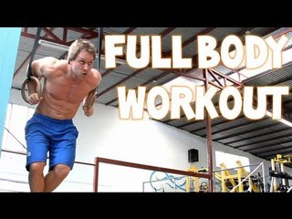 Full Body Insane Workout in Costa Rica - Deadlifts, Bench, Ring Dips and More | Furious Pete