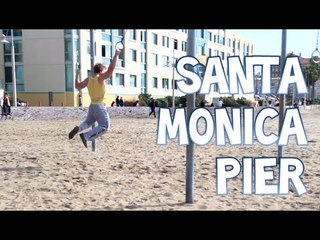 Workout With Ropes And Rings At The Santa Monica Pier | Furious Pete