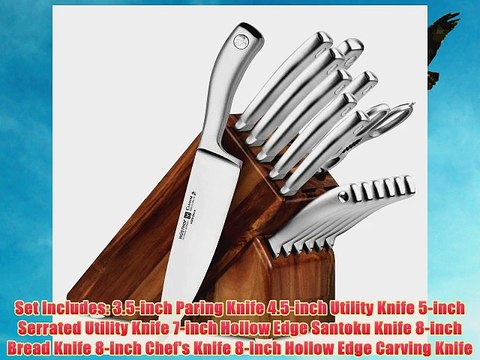 Wusthof Culinar 16piece Acacia Knife Block Set