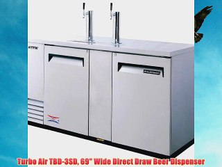Turbo Air TBD3SD 69 Wide Direct Draw Beer Dispenser