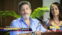 2014,  Octubre 01,  Marco Calarcá,  FARC-EP desarrollan 3 punto de las propuestas minimas del tema “victimas”