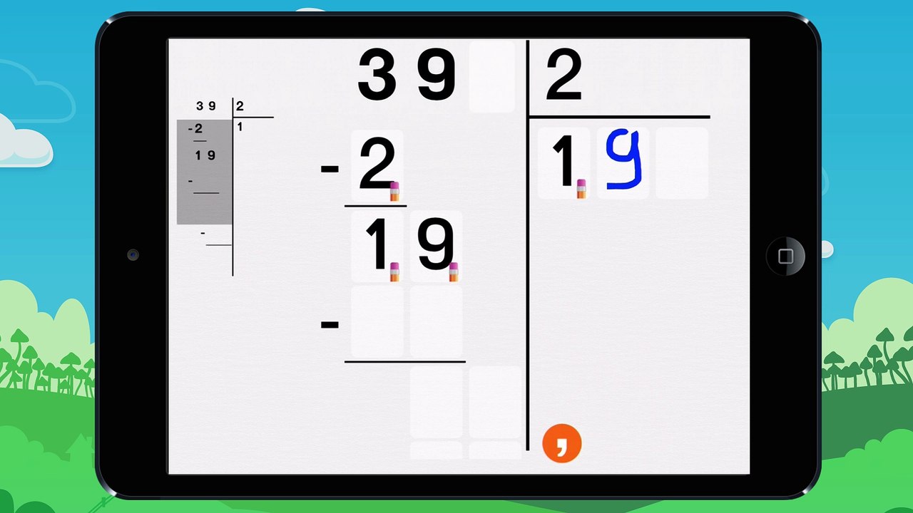 Poser une division décimale - Vidéo 2