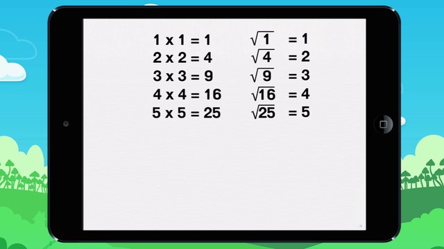 Découvrir les racines carrées - vidéo 1