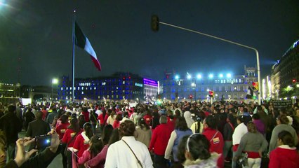 Protestos acabam em confronto no México
