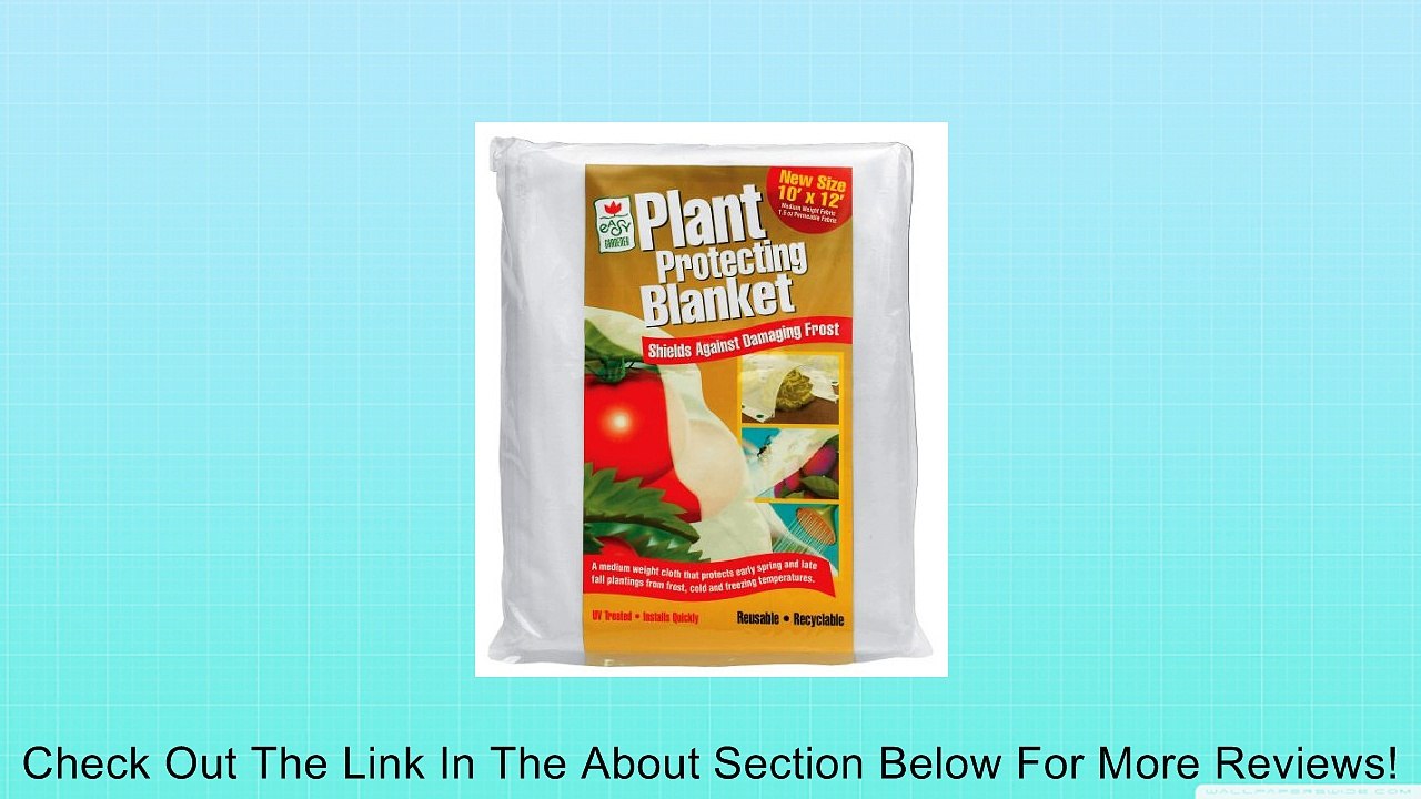 Easy Gardener 40154 Plant Protecting Blanket, 10 x 12-Ft. Review