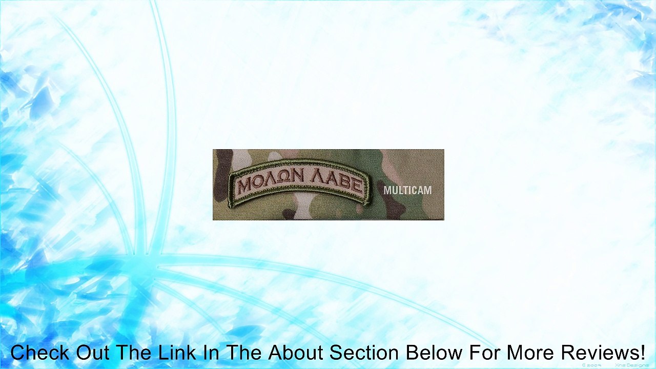 Mil-Spec Monkey Molon Labe Tab Patch-Multicam Review