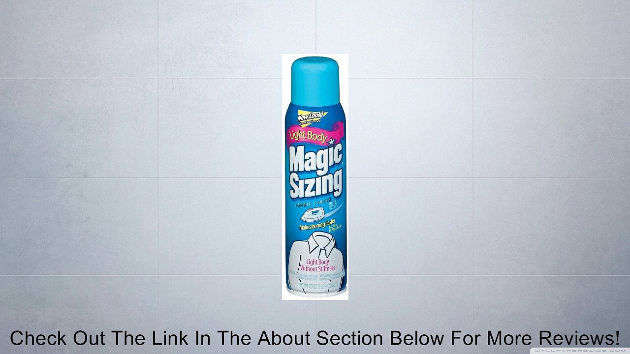 Bon Ami 00502 20oz Magic Sizing Fabric Finish - Case of 12 Review