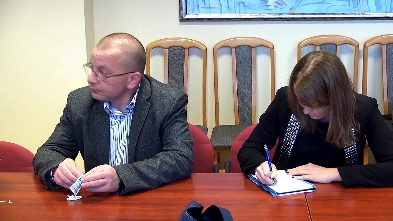 Konferencja prasowa Prezydenta Włocławka Andrzeja Pałuckiego poświęcona sportowi we Włocławku