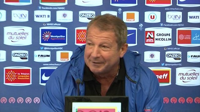 Rolland Courbis avant MHSC vs TFC (14ème journée L1)