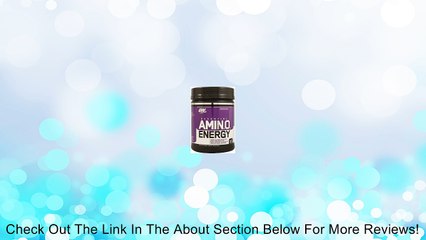 Optimum Nutrition Amino Energy Review