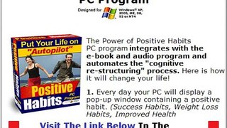 The Power Of Positive Habits Review & Bonus WATCH FIRST Bonus + Discount
