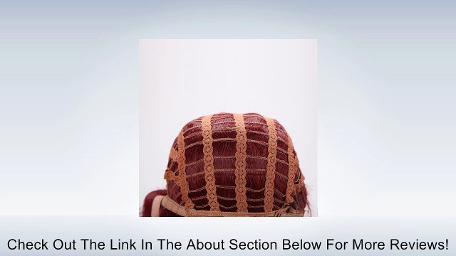 Nicoleshop Beautiful Long Curly Hair Wig Full Wigs Ld1020 (Wine Red) Review