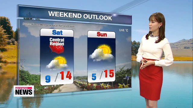 Mild autumn conditions forecast with chance of light rain