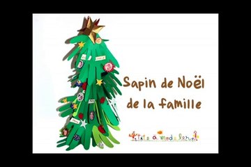 Sapin de famille à quatre de mains