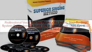 Aaron Anastasi Superior Singing Method + How to Sing Better