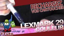 Comment faire pour recharger une cartouche d'encre lexmark 29
