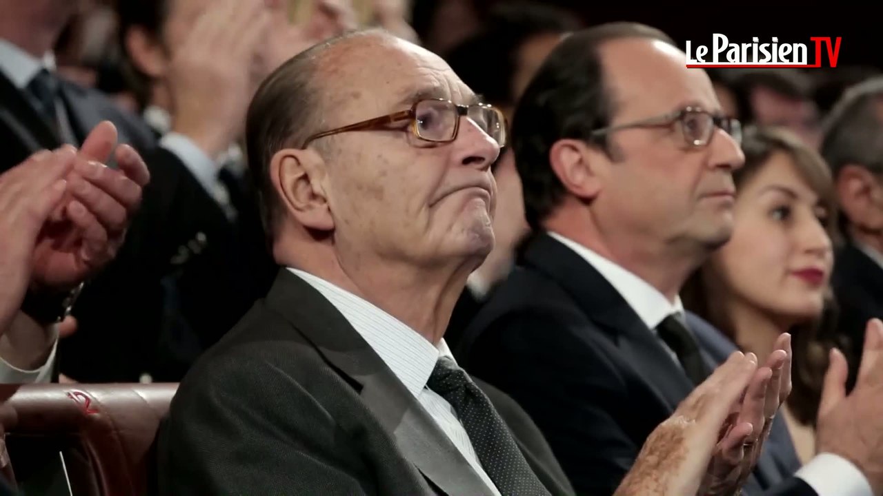 Jacques Chirac ovationné lors de ses retrouvailles avec François Hollande