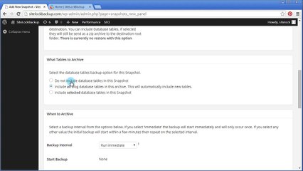 Wordpress Backup Plugin - HD Video Demo 6