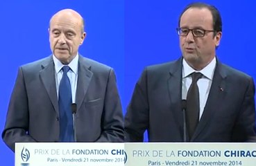 Download Video: Hollande et Juppé rendent hommage à Jacques Chirac