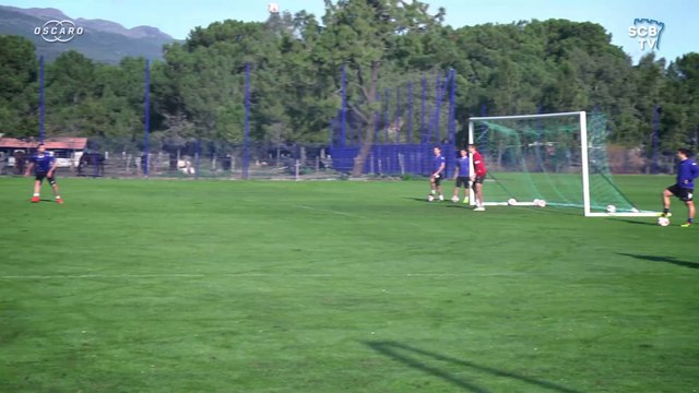 Entraînement SC Bastia : le ciseau de M. Peybernes