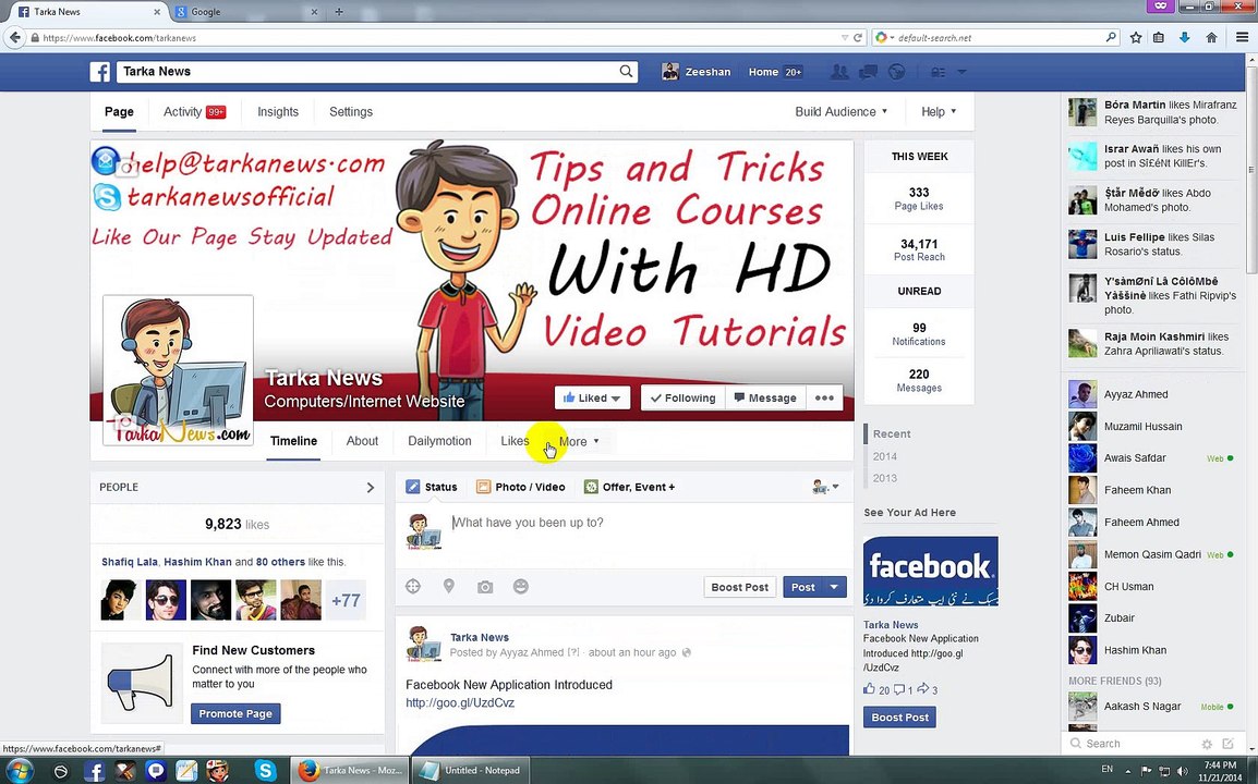 TarkaNews Official Blogger 2ndClass Professional Blogger Training