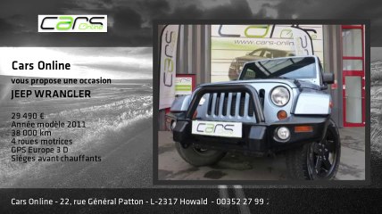 Annonce Occasion JEEP WRANGLER 2.8 CRD UNLIMITED ARTIC BVA