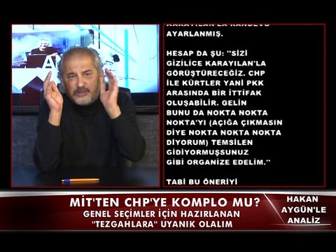 HAKAN AYGÜN'LE ANALİZ 21 KASIM 2014 CHP-MİT