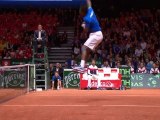 Smash spectaculaire de Monfils