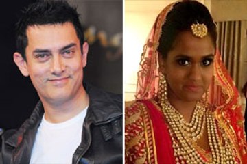 OMG: Aamir promotes PK at Arpita's wedding!