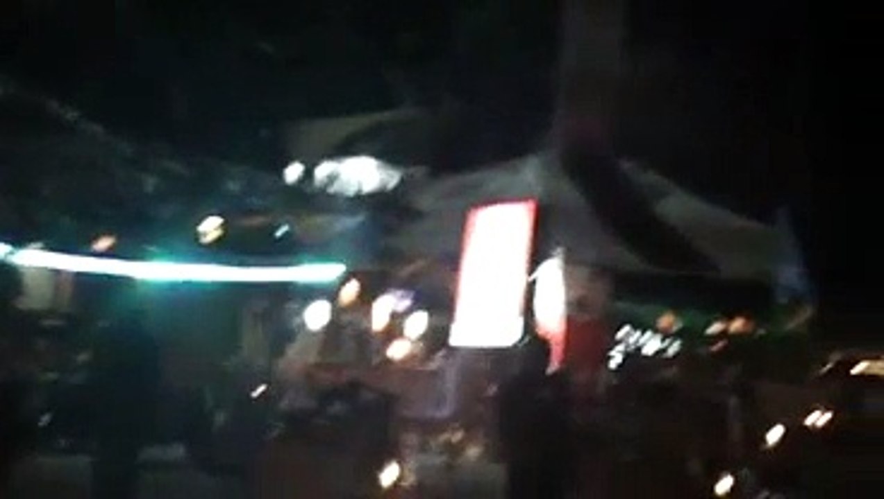 Baga the beach itself at night
