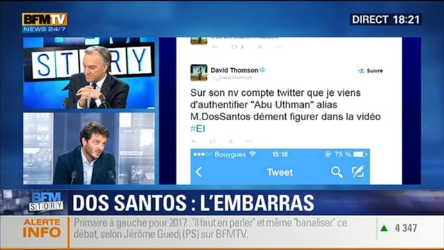 BFM Story: Vidéo de l'EI: des zones d'ombres entourent l'identification de Mickaël Dos Santos - 21/11