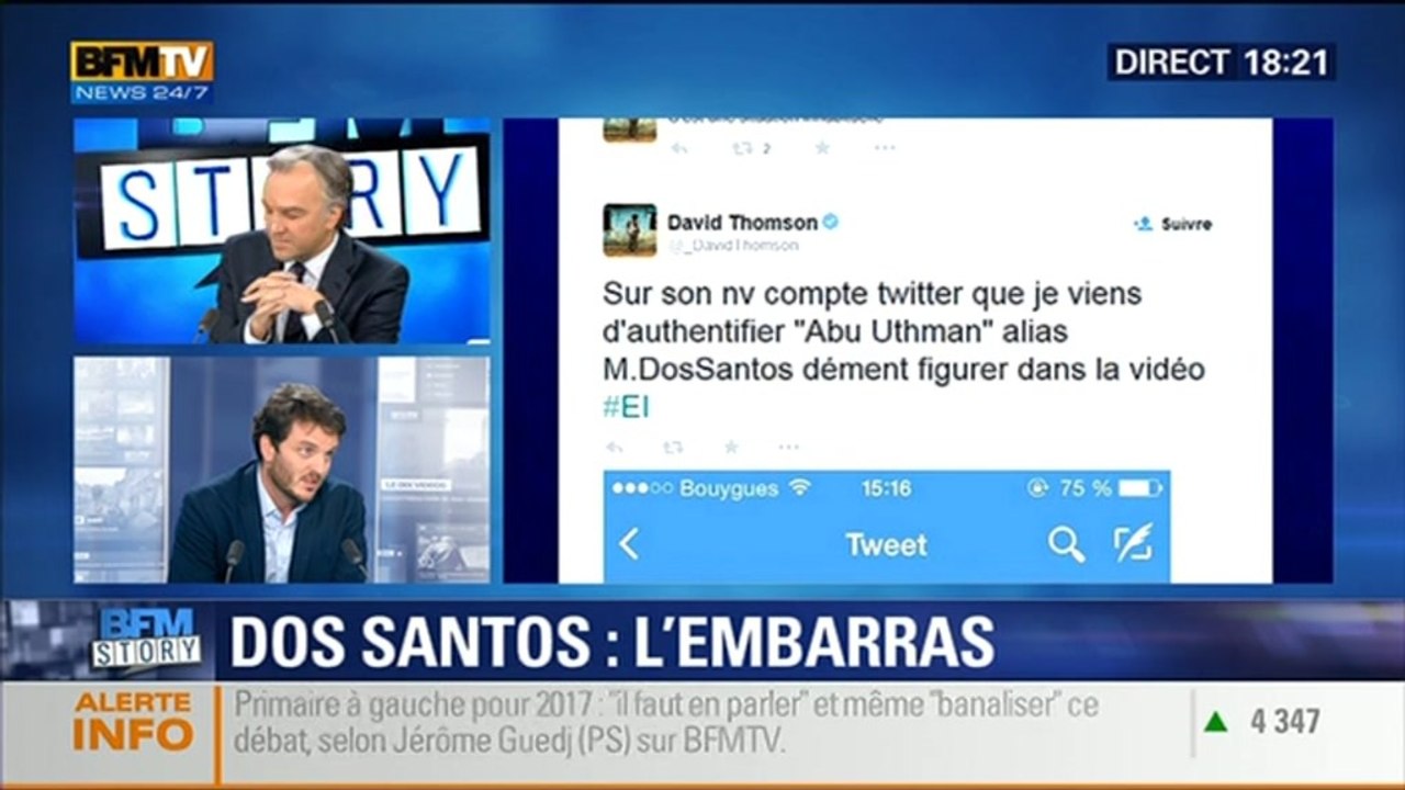 BFM Story: Vidéo de l'EI: des zones d'ombres entourent l'identification de Mickaël Dos Santos - 21/11