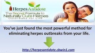 Fast Herpes Treatment - Oral and Genital With Herpes Antidote