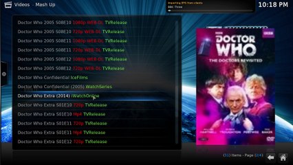 Mashup Fix - Not replacement - (November 2014) XBMC and KODI