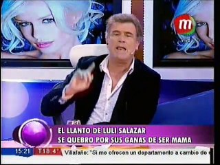 Luli Salazar se quebró por sus ganas de ser mamá. La opinión de Granata